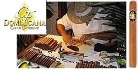 Cigar rolling at wedding